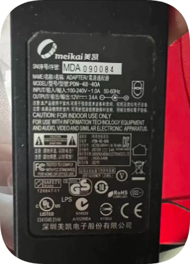*Brand NEW* Genuine Meikai PDN-48-40A Power Adapter 12V 3.4A 40.8W for Hannstar HANSpree